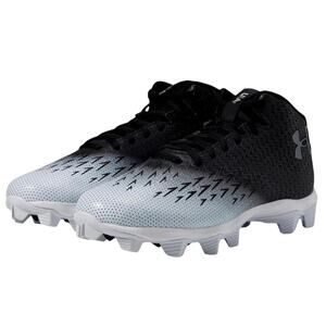 Under Armour Mens Spotlight Fran RM 4.0 Cleat US 12.5 M EU 47 White Black EUC